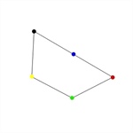Rotating Pentagon at Zero Angular Momentum