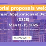 Invitation: Submission Open for SIAM DS25 Minitutorials