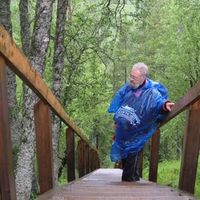Yulij on the staircase of Mountain Sekiranya that is described by Solzhenitsyn in The Gulag Archipelago