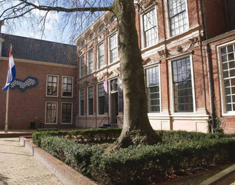 M.C. Escher was born close to the Oldehove in the Princessehof in 1898.