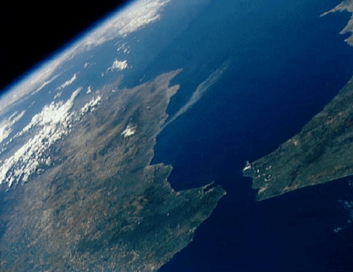 Earth and its atmosphere