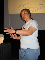 Lai-Sang Young (Courant Institute); photograph by Hinke Osinga