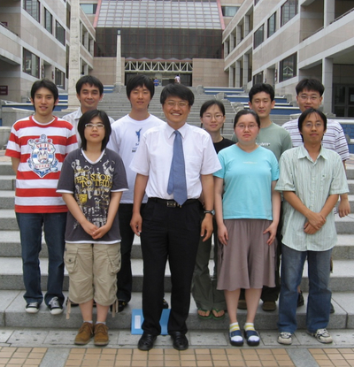 NCSL group photo; back row from left to right: Joonyoung Moon, Sungyun Kim, Sunghoon Kim, Kyeyeon Hur, Hongseok Kim, Jeongkyu Shin; front row from left to right: Eunjin Hwang, Seunghwan Kim, Jeongeun Hwang, Dongmyeong Lee