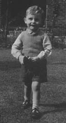 Phil Holmes at age three