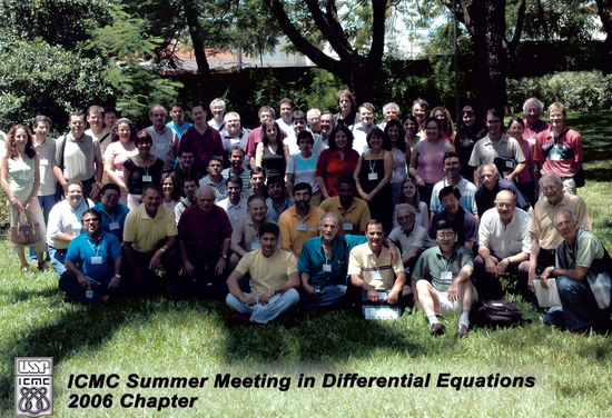 Participants in the gardens of the ICMC; the weather was fabulous as always.