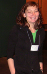Rachel Kuske at the Snowbird meeting; photograph by Bernd Krauskopf